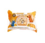 LeoPet Salviettine Igienizzanti E Detergenti Per Cani E Gatti 40pz Alla Papaya E Olio D'Argan