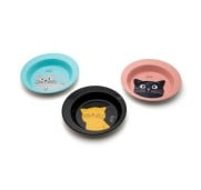 LeoPet Ciotola Kitty In Acciaio Inox Per Gatti Colori Assortiti 300ml