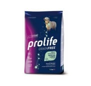 Prolife Grain Free Adult Sensitive Fish & Potato Medium/Large Crocchette Di Salmone E Patate Per Cani Adulti 10kg