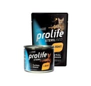 Prolife Sterilised Grain Free Adult Light Bocconcini Di Tacchino E Oca Per Gatti Adulti In Sovrappeso Sterilizzati 
