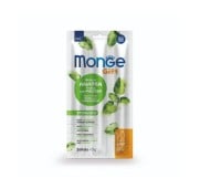 Monge Gift Sterilised Cat Ricco in Anatra Fresca con Melissa e Mirtilli Rossi Soft Sticks Per Gatti Adulti Sterilizzati 15g
