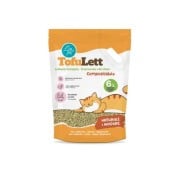 LeoPet TofuLett Lettiera Ecologica Compostabile Per Gatti Alla Soia Naturale 6 Lt