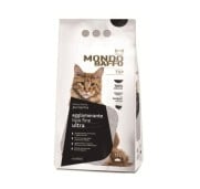 Mondo Baffo Top Lettiera Bianca Purissima Agglomerante Tipo Fine Ultra Con Carboni Attivi Per Gatti 7,5 L