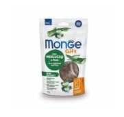 Monge Gift Skin Support Cat Snack con Merluzzo e Aloe Vera Filled and Crunchy Per Gatti 60gr