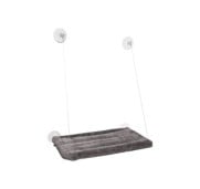 Flamingo Chill Amaca Da Finestra Con Rivestimento In Peluche E Supporto a Ventosa Per Gatti