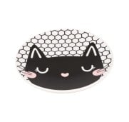 Flamingo Guus Piatto In Ceramica Rotondo Con Fantasia Mosaico Per Gatti