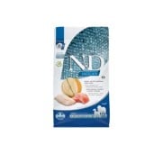 Farmina N&D Ocean Adult Medium&Maxi Crocchette Per Cani Adulti Di Taglia Media e Grande Con Salmone, Merluzzo Melone Cantalupo