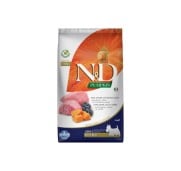 Farmina N&D Pumpkin Lamb & Blueberry Adult Mini Crocchette Per Cani Adulti Di Piccola Taglia Con Zucca, Agnello e Mirtilli
