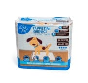 LeoPet Tappetini Multiuso Basic Super Assorbenti Con Strip Adesive Per Cani 60x90 50pz