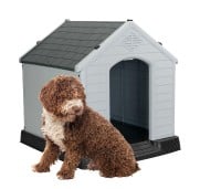 AqpetFriends Chalet Large Cuccia In Plastica Smontabile Per Cani di Taglia Grande