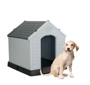 AqpetFriends Chalet Medium Cuccia In Plastica Smontabile Per Cani di Taglia Media