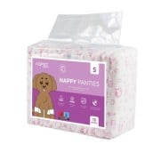 AqpetFriends Nappy Panties Pannolini Assorbenti a Mutandina per Cani Conf. Da 10 Pz.