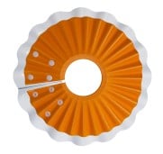 AqpetFriends Daisy Orange Collare Elisabettiano In Plastica Morbida Per Gatti con Design a Doppio Strato