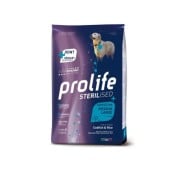 Prolife Sterilised Sensitive Adult Codfish & Rice Crocchette di Merluzzo e Riso per Cani Adulti Taglia Medio/Grande