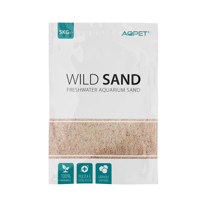 Aqpet Wild Sand Sabbia Naturale Per Acquari D'Acqua Dolce