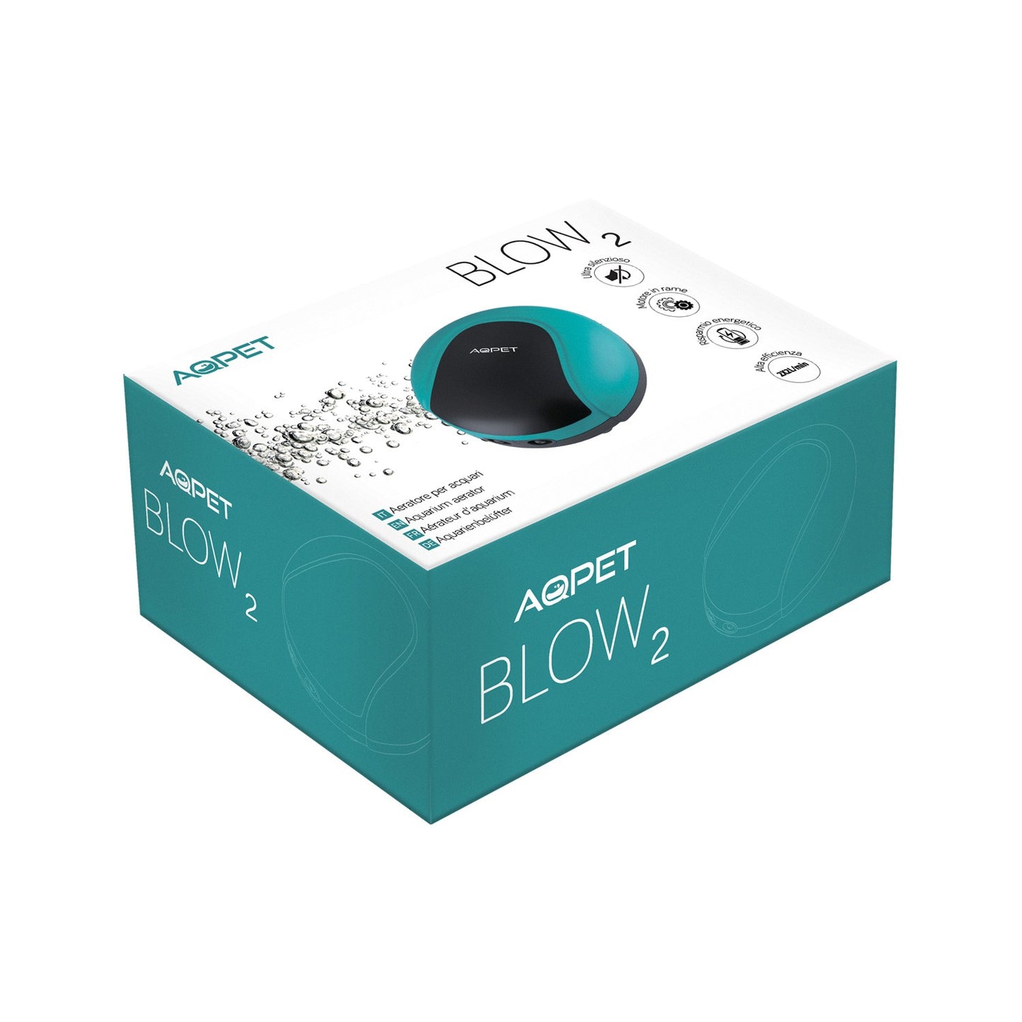 Aqpet Blow 2 Aeratore A Doppia Uscita Ultra Silent Per Acquari