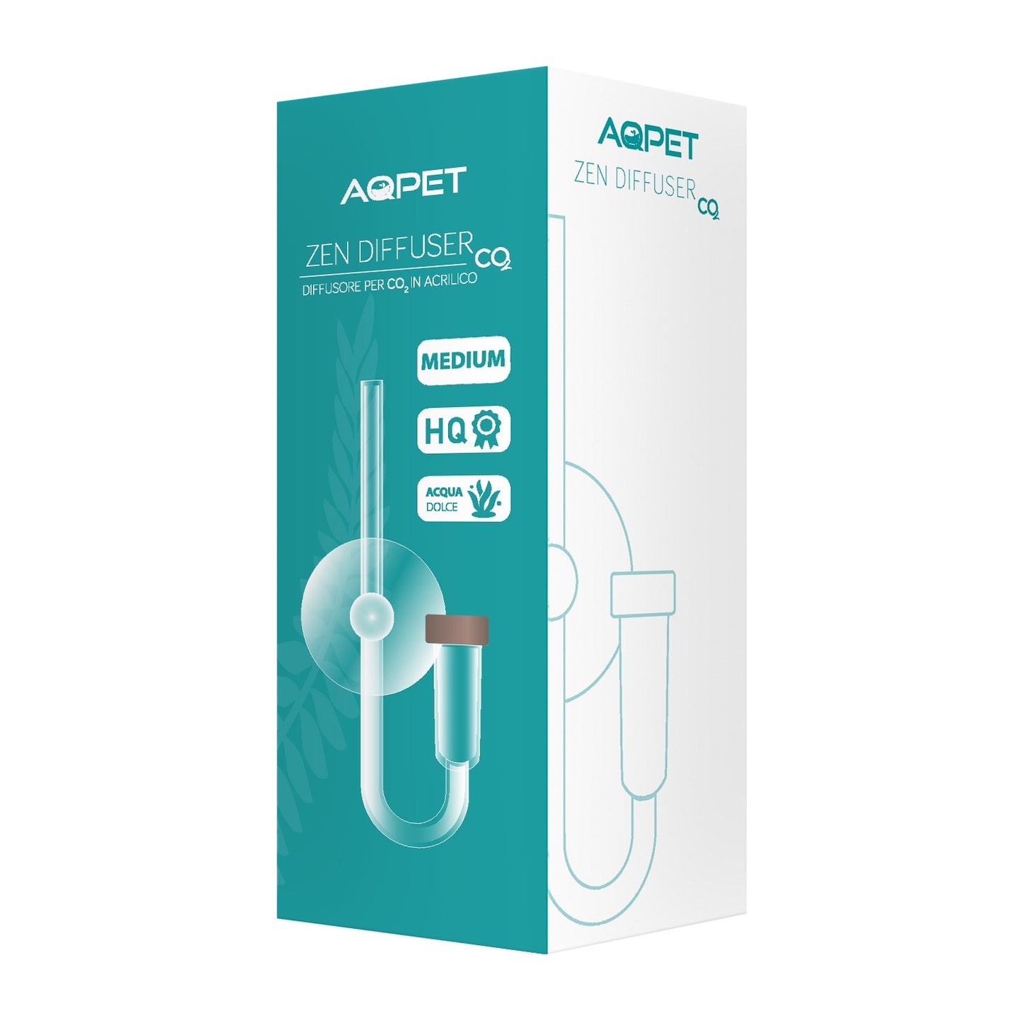 Aqpet Zen Diffuser Diffusore In Acrilico Per CO2