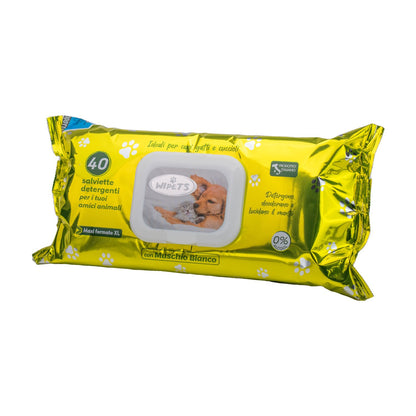 AqpetFriends Wipets Salviettine Senza Alcol 40 pz