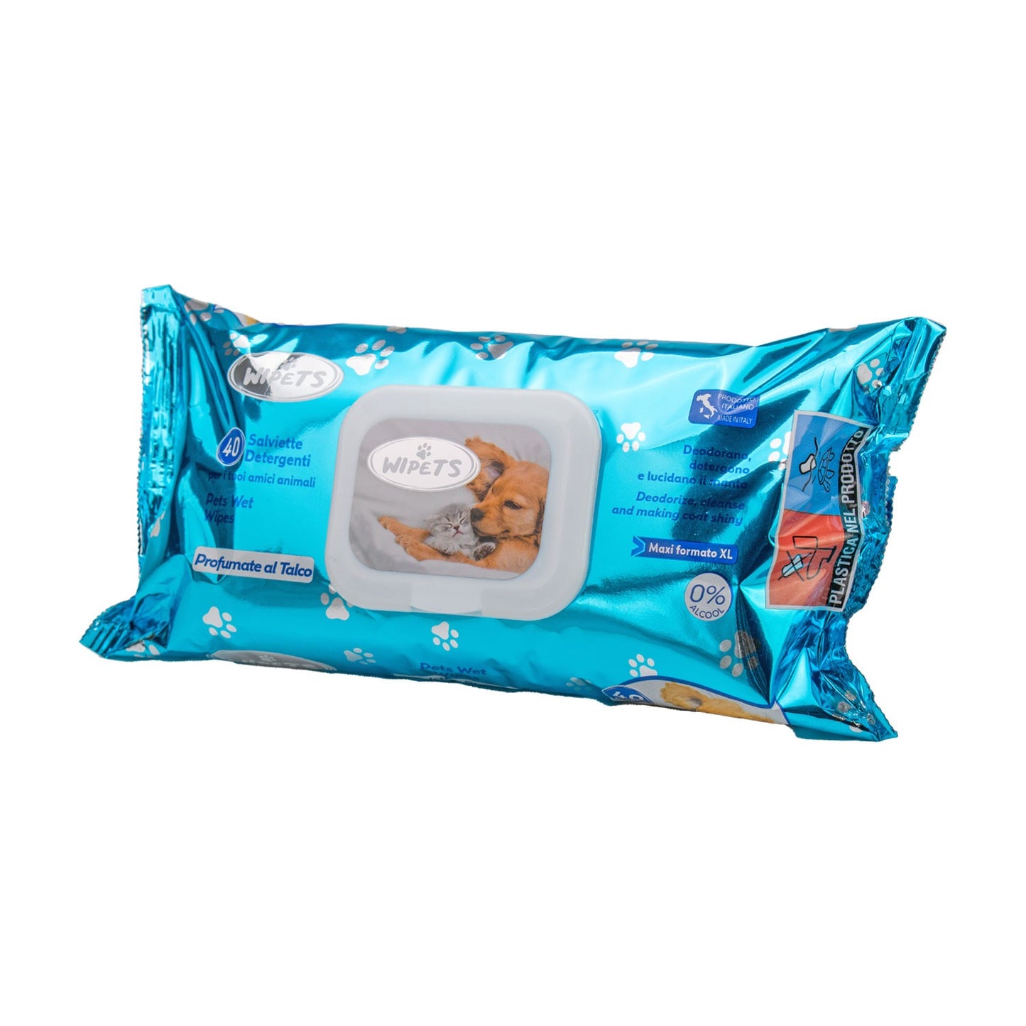 AqpetFriends Wipets Salviettine Senza Alcol 40 pz