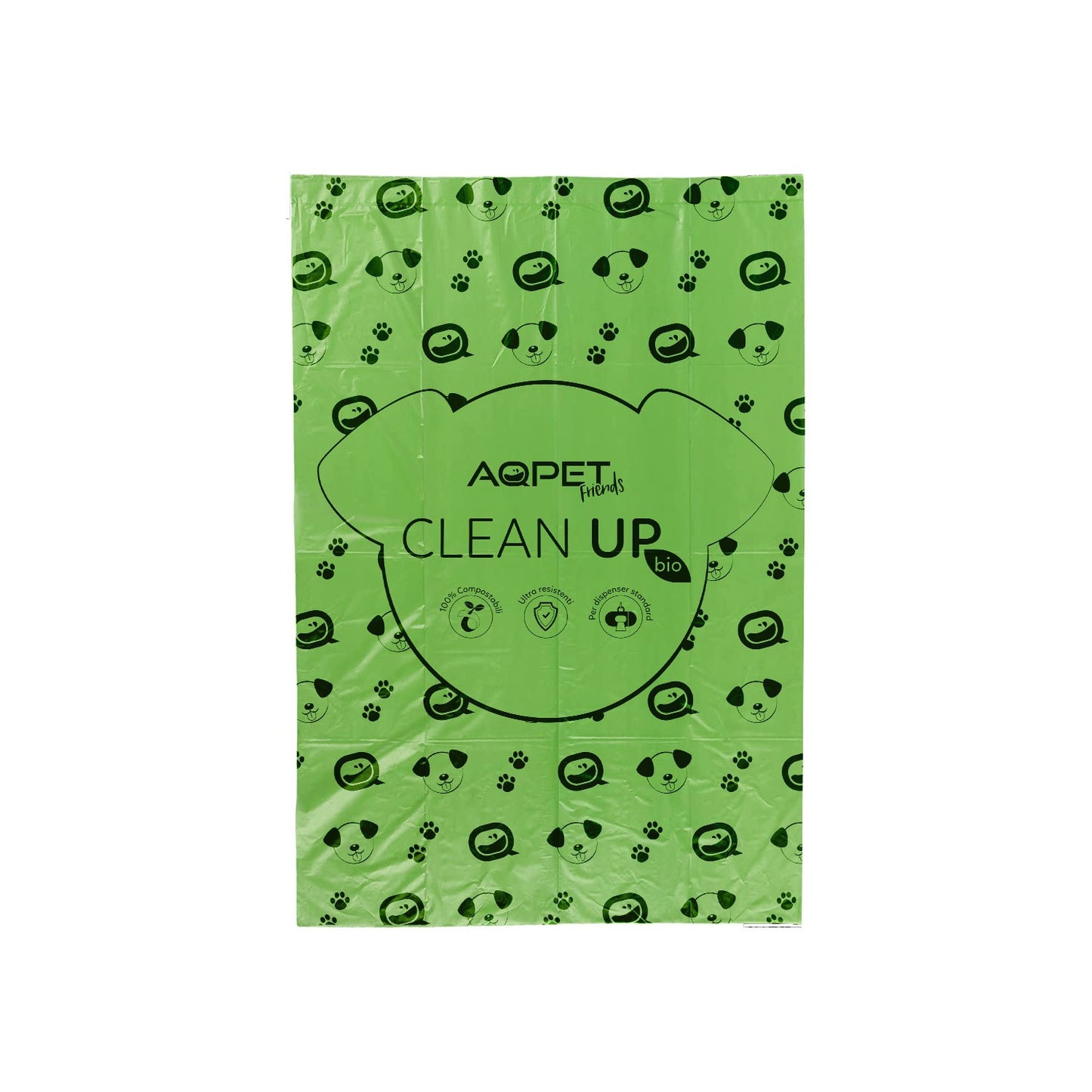 AqpetFriends CleanUp Bio Sacchetti Igienici Compostabili Per Cani