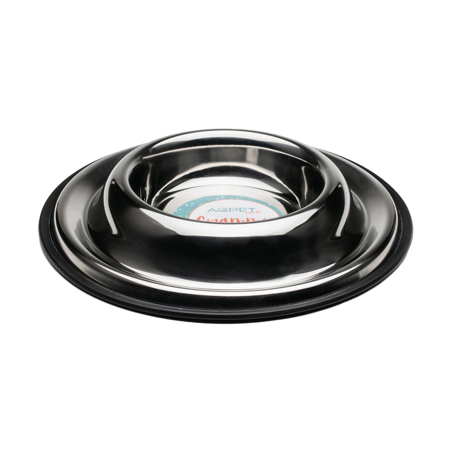 AqpetFriends Ciotola In Acciaio Inox Antigoccia