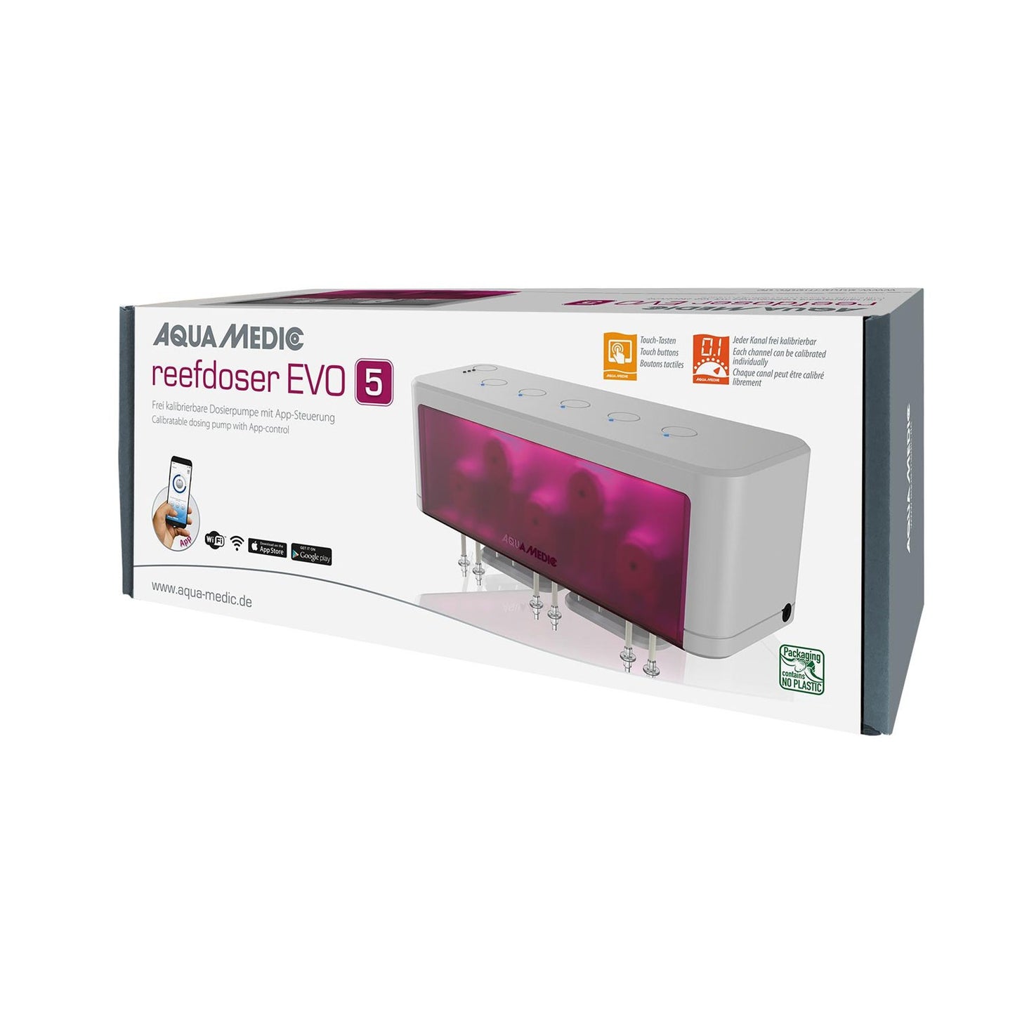 AquaMedic Reefdoser EVO 5 Pompa Dosometrica Calibrabile Con Controllo App