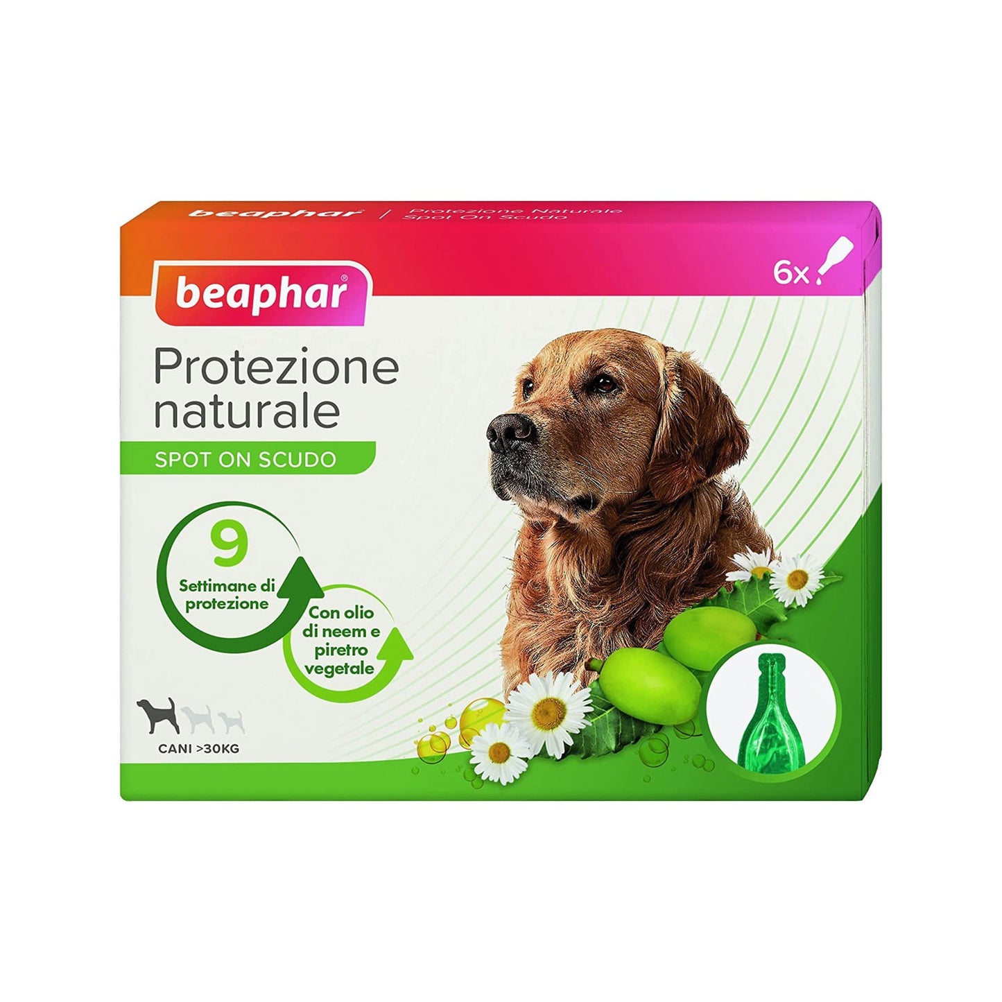 Beaphar Antiparassitario Spot-On a Protezione Naturale per Cani
