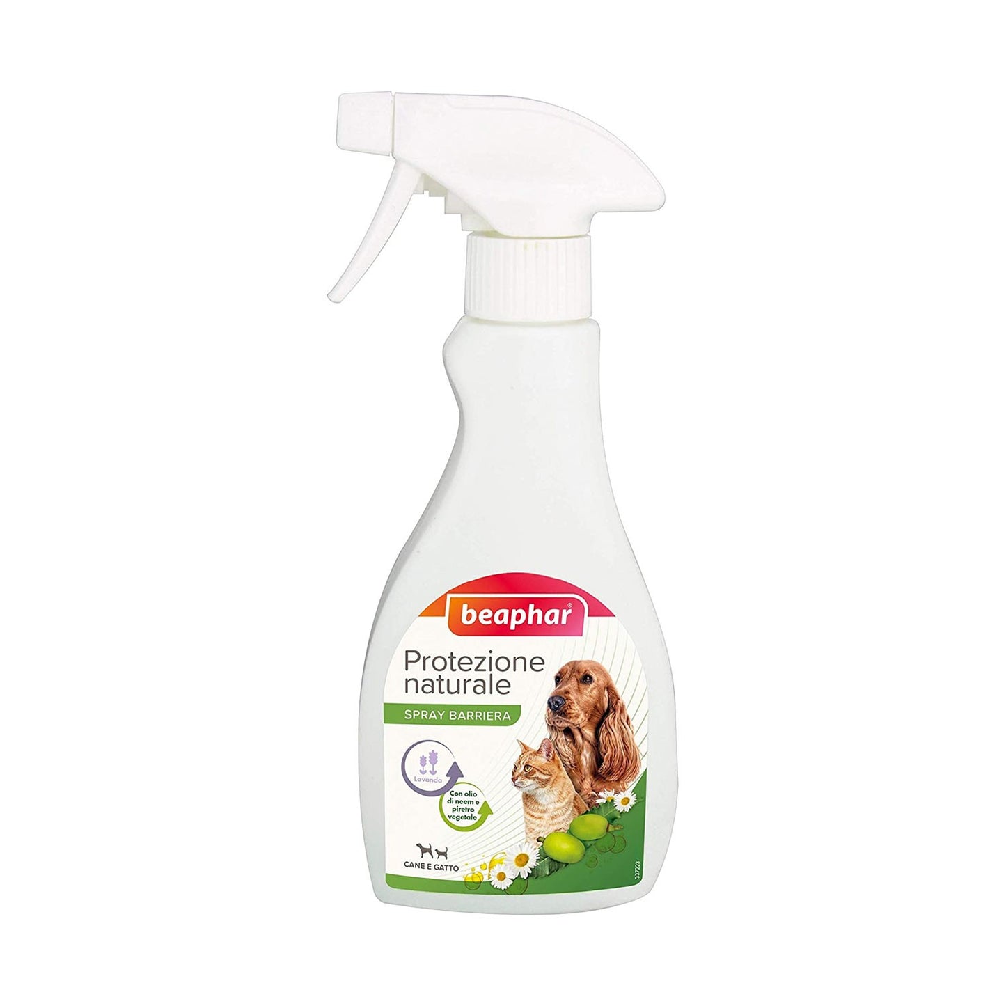 Beaphar Protezione Naturale Spray rimozione parassiti per il manto di Cani e Gatti 250 ml