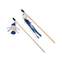 AqpetFriends Cat Toy Bastoncino Con Giochino Blu E Campanella