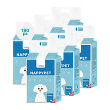 AqpetFriends Nappy Pet Basic Tappetino Assorbente Con Strisce Adesive 180 pz