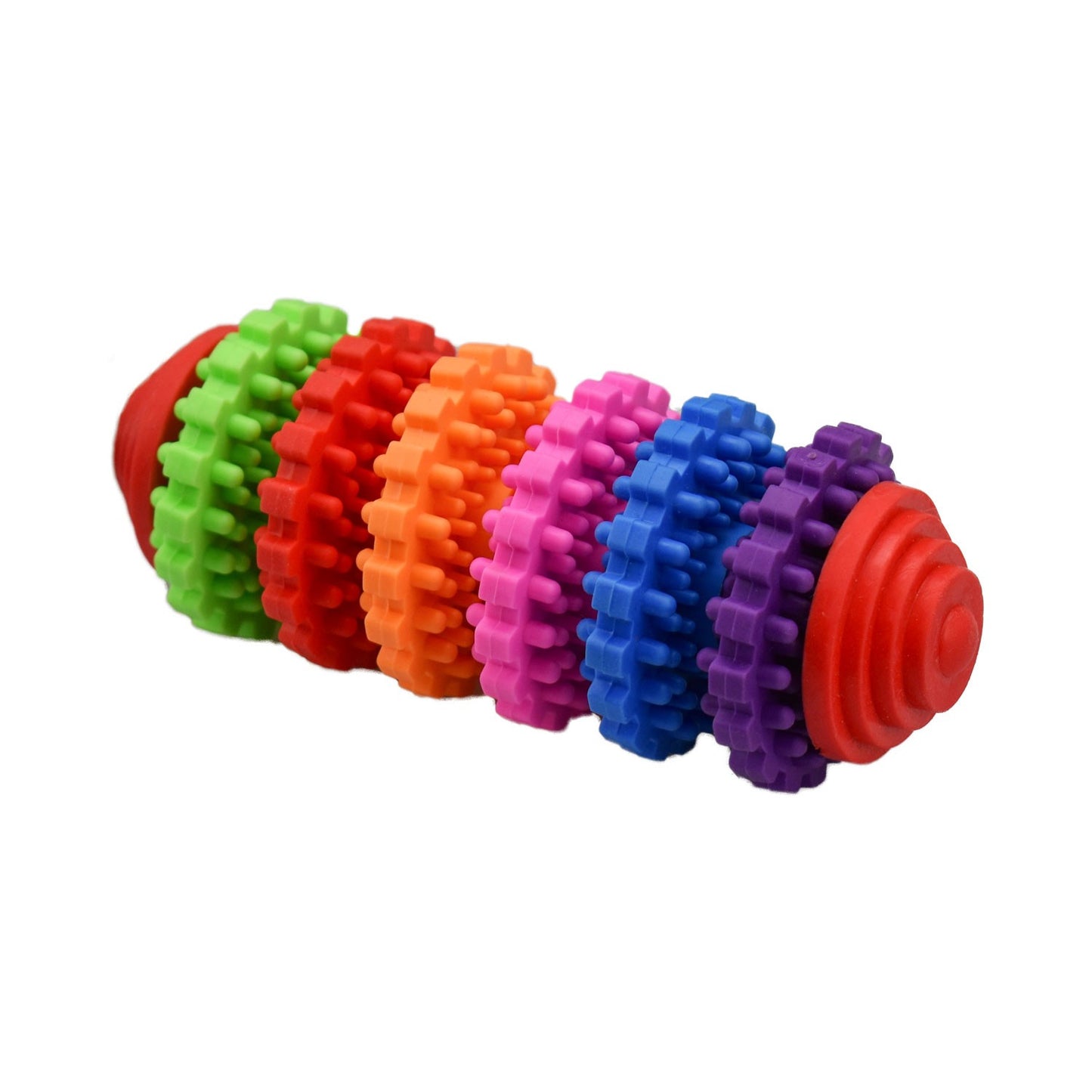 AqpetFriends Giochi Per Cani Dental Cilindro Colorato Di Gomma