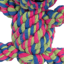 AqpetFriends Giochi Per Cani Rope Orsetto In Corda Di Cotone 12x10x5,5 Cm
