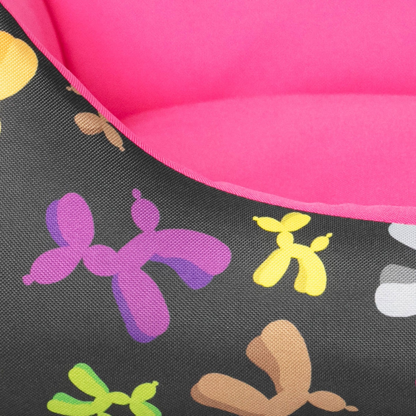 AqpetFriends Cushy Street Balloon Pink Bed Cuccia Per Cane Super Imbottita