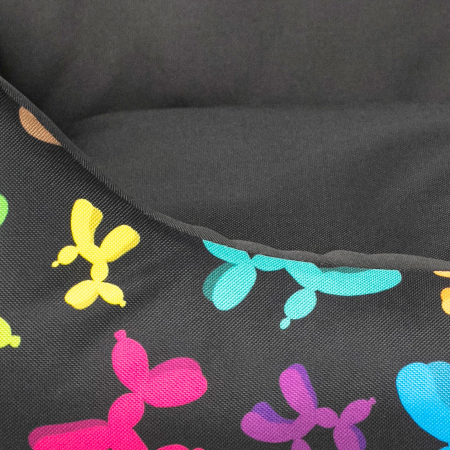 AqpetFriends Cushy Street Balloon Black Bed Cuccia Per Cane Super Imbottita