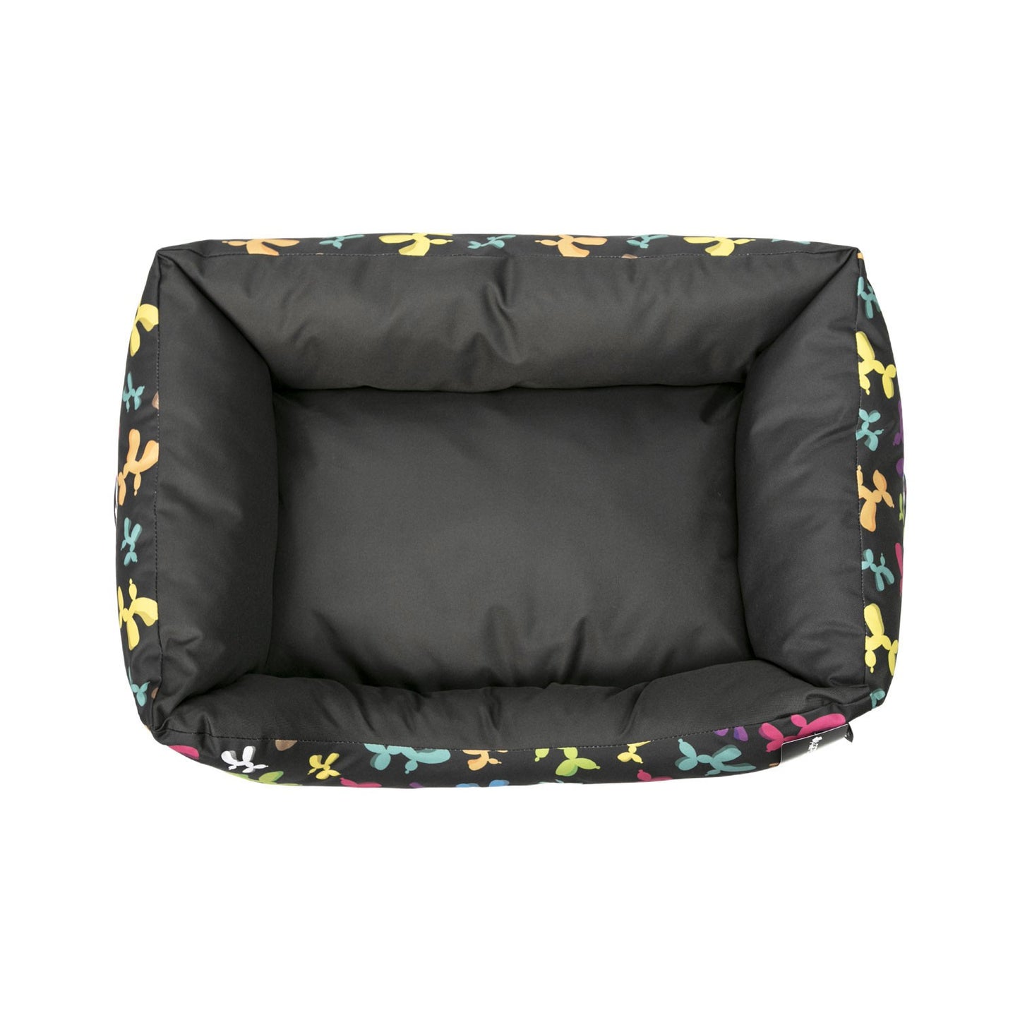 AqpetFriends Cushy Street Balloon Black Bed Cuccia Per Cane Super Imbottita
