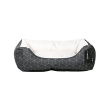 AqpetFriends Cushy Street Grid Black Bed Cuccia Per Cane Super Imbottita