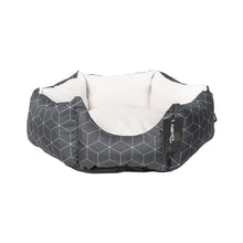 AqpetFriends Cushy Street Grid Black Lounge Cuccia Per Cane Super Imbottita