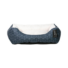 AqpetFriends Cushy Street Grid Blue Bed Cuccia Per Cane Super Imbottita