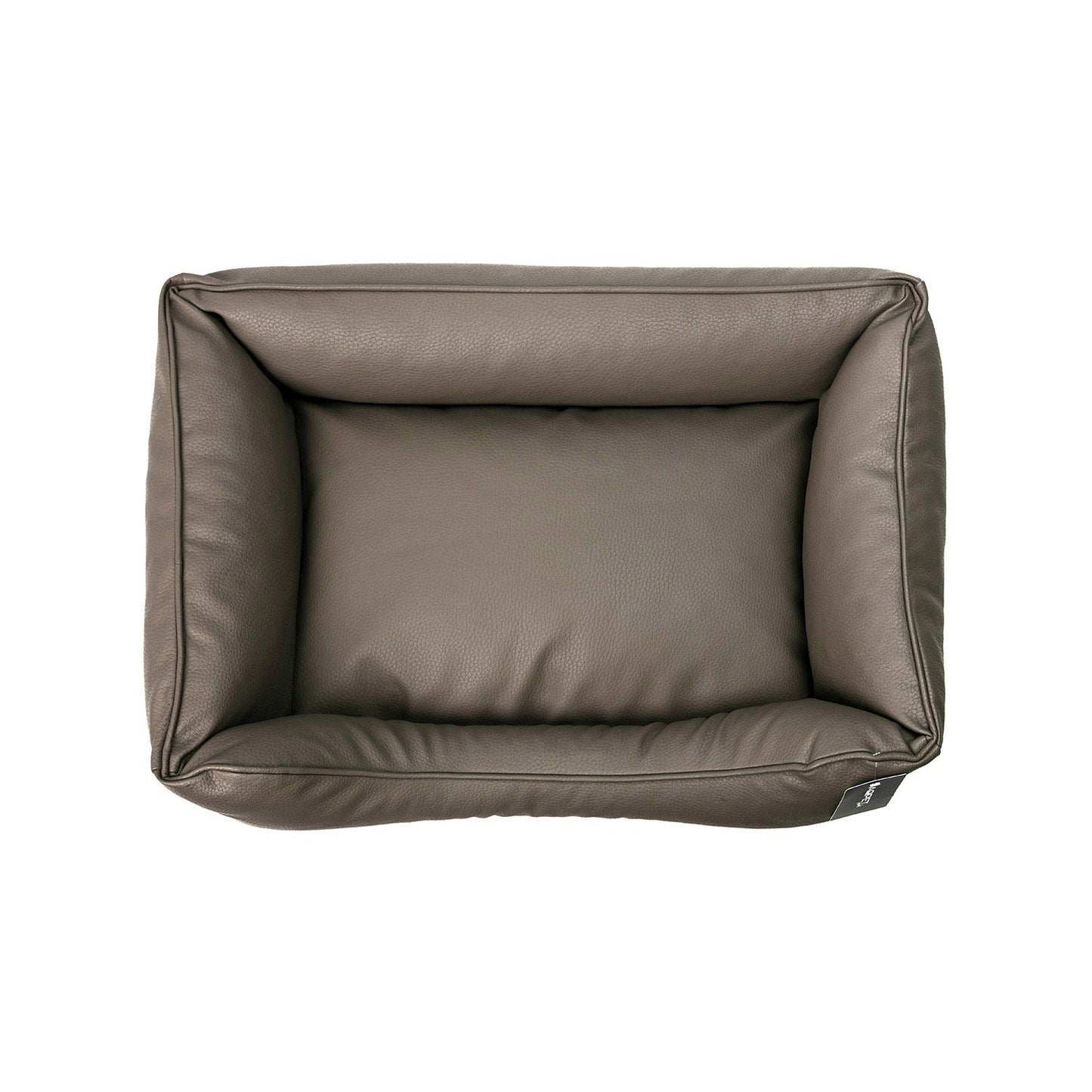 AqpetFriends Cushy Vintage Coffee Bed Cuccia Per Cane In Pelle Artificiale