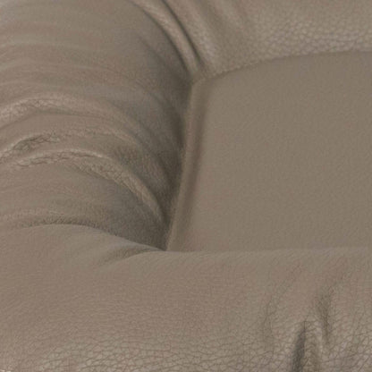 AqpetFriends Cushy Vintage Coffee Pillow Cuscino Per Cane In Pelle Artificiale