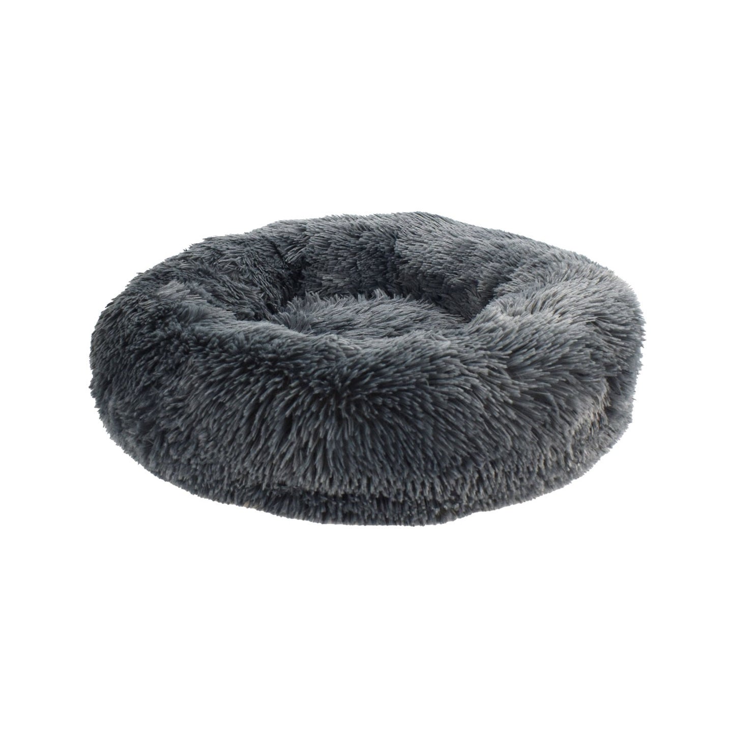 AqpetFriends Fluffy Cuscino Morbido Per Cani A Ciambella Grigio