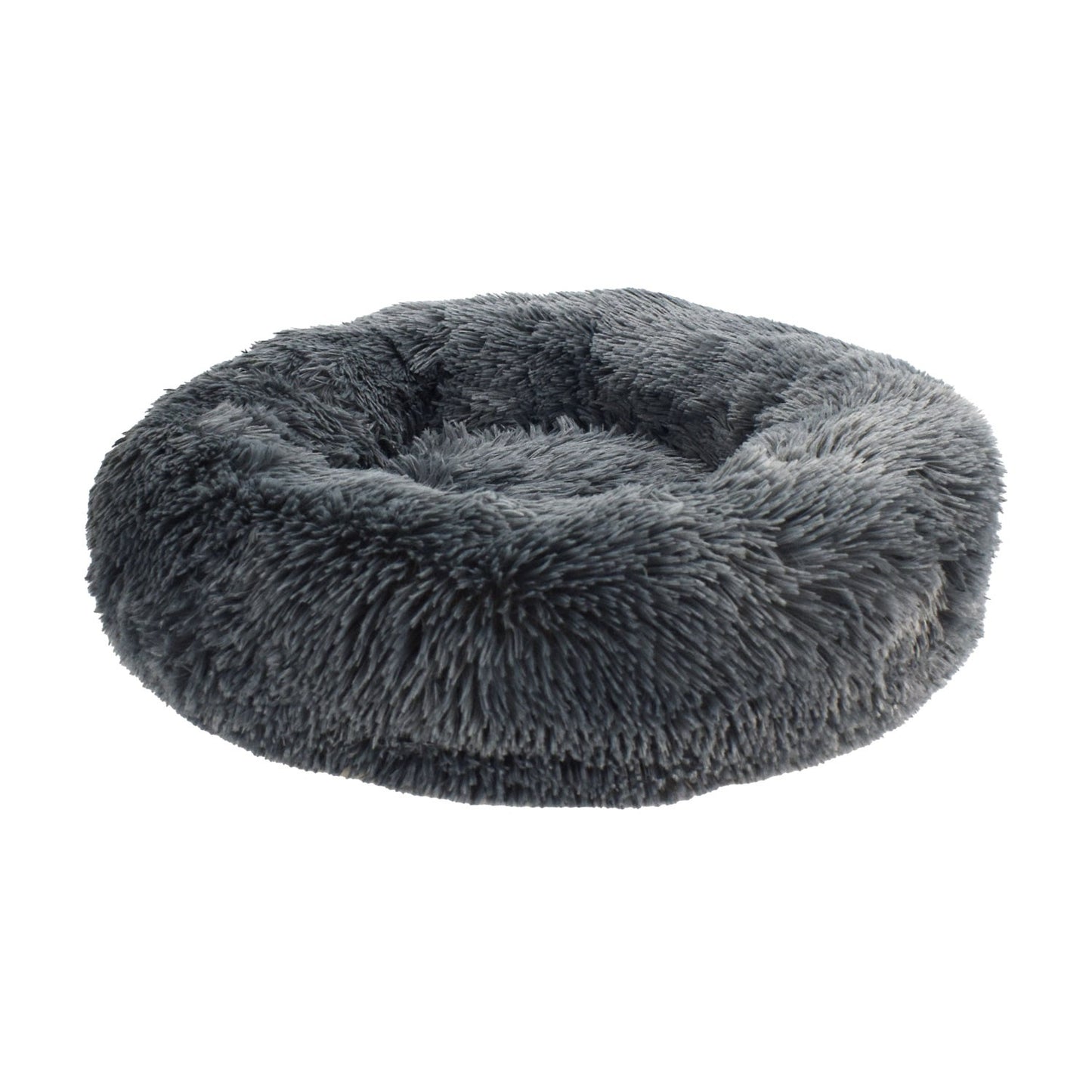AqpetFriends Fluffy Cuscino Morbido Per Cani A Ciambella Grigio