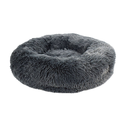AqpetFriends Fluffy Cuscino Morbido Per Cani A Ciambella Grigio