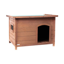 AqpetFriends Baita Cuccia In Legno per Cane Con Tetto Apribile