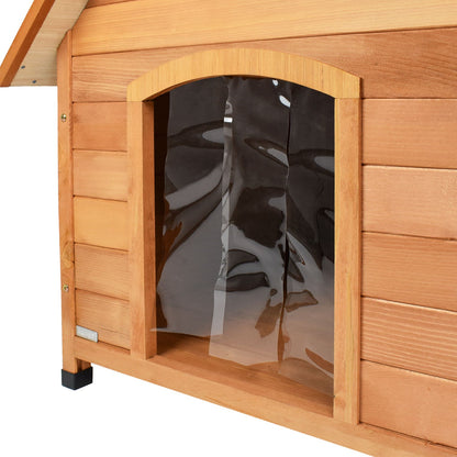 AqpetFriends Suite Cuccia In Legno per Cane Con Tenda Termica