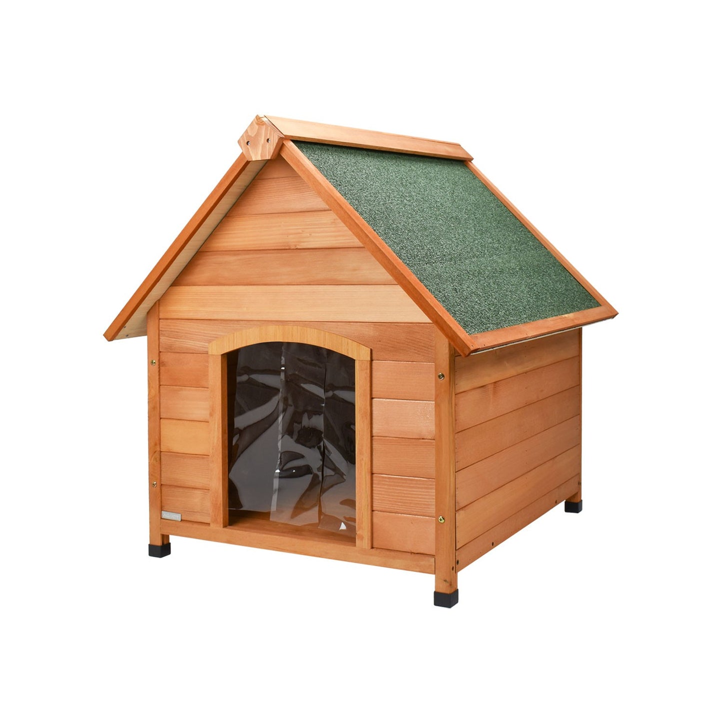 AqpetFriends Suite Cuccia In Legno per Cane Con Tenda Termica