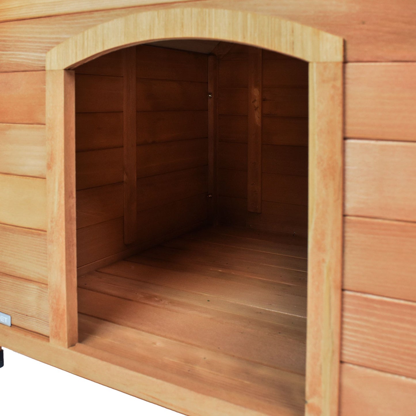 AqpetFriends Suite Cuccia In Legno per Cane Con Tenda Termica