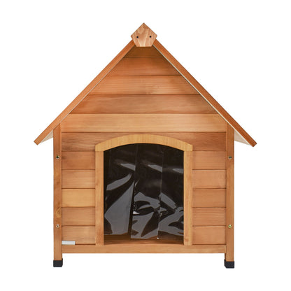 AqpetFriends Suite Cuccia In Legno per Cane Con Tenda Termica