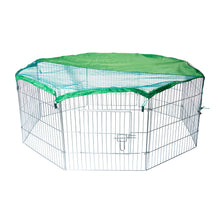 AqpetFriends Petplaypen Recinto Per Animali In Ferro Con Rete Parasole Misura 60x60 cm