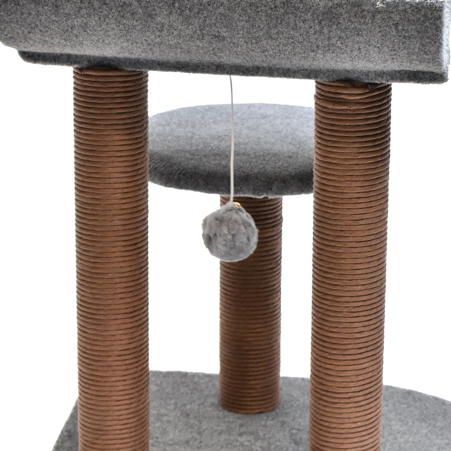 AqpetFriends Lisbon Tiragraffi In Sisal 58 Cm Grigio